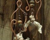 Forest Offerings - Mixed Media Earrings