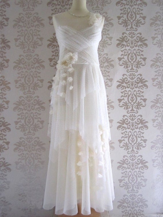RACHEL Sweetheart Floral Lace Long Dress