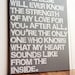 16X20 Canvas Sign - You're The Only One Who Knows What My Heart Sounds Like From The Inside, Typography word art, Decoration, Gift