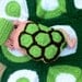 Newborn Turtle Photography Prop, Green Baby