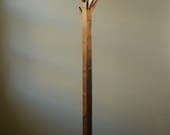 Modern coat stand in walnut
