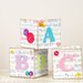 ABC Blocks- Baby Girl Room Decor - Baby Shower Decoration - Custom