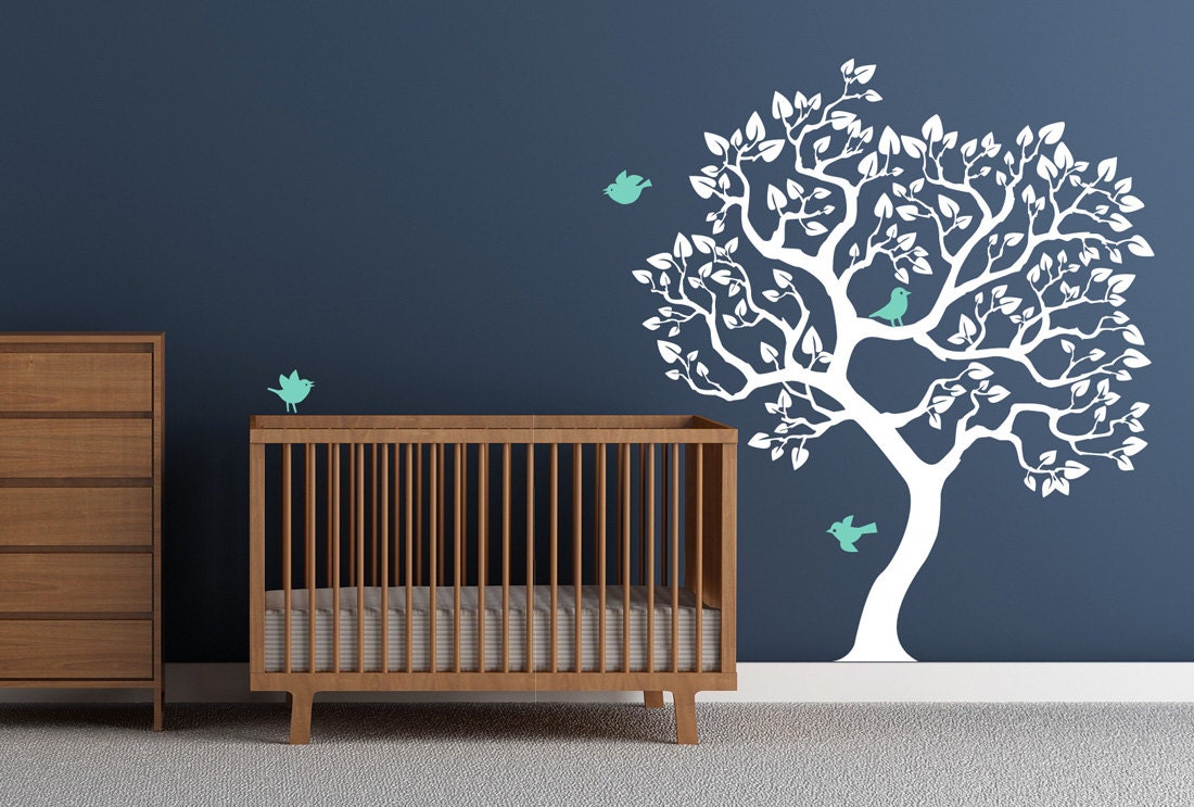 Wall decal beautiful tree sticker