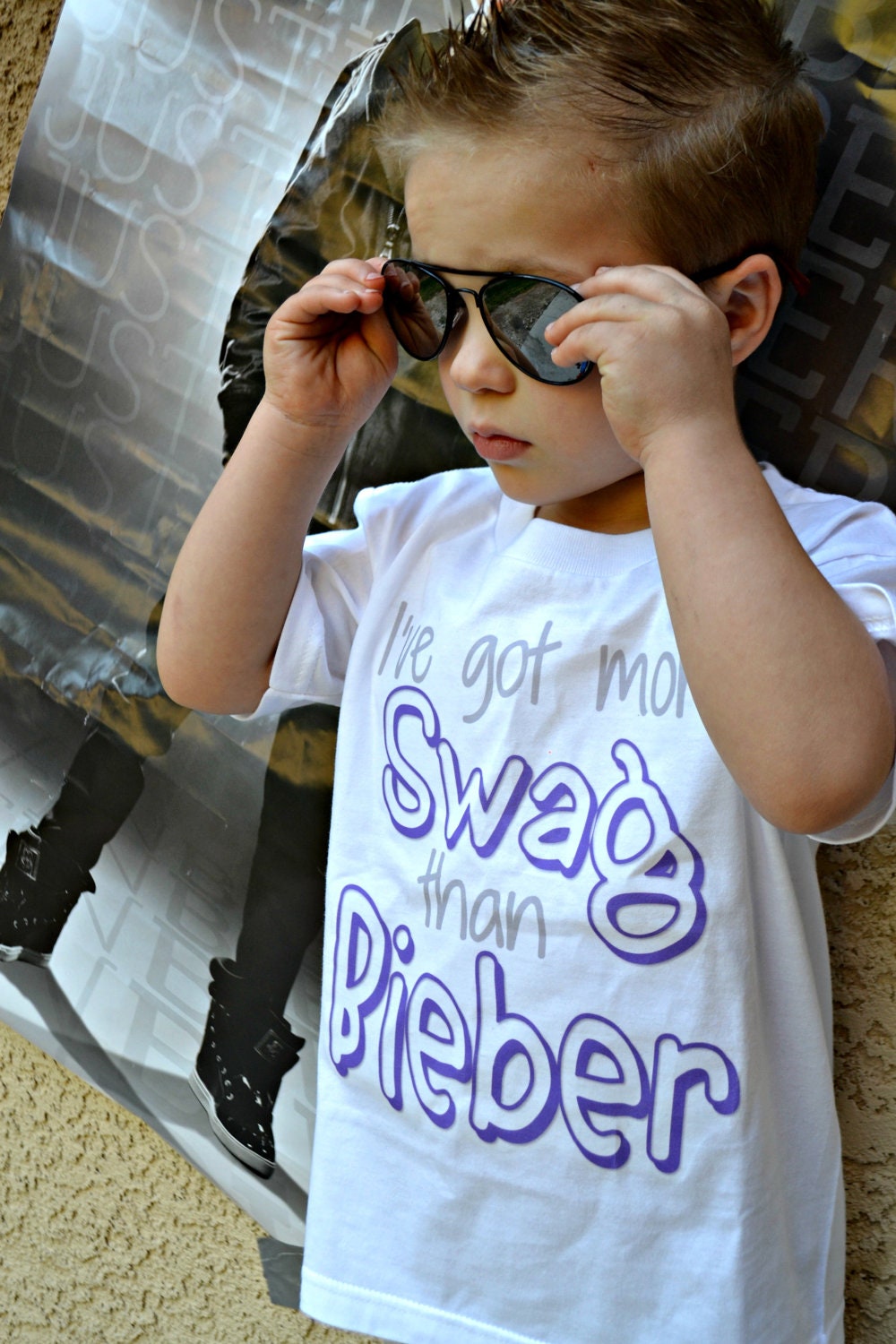 I've got more Swag than Bieber - Funny Baby Onesie - Toddler Shirt also available