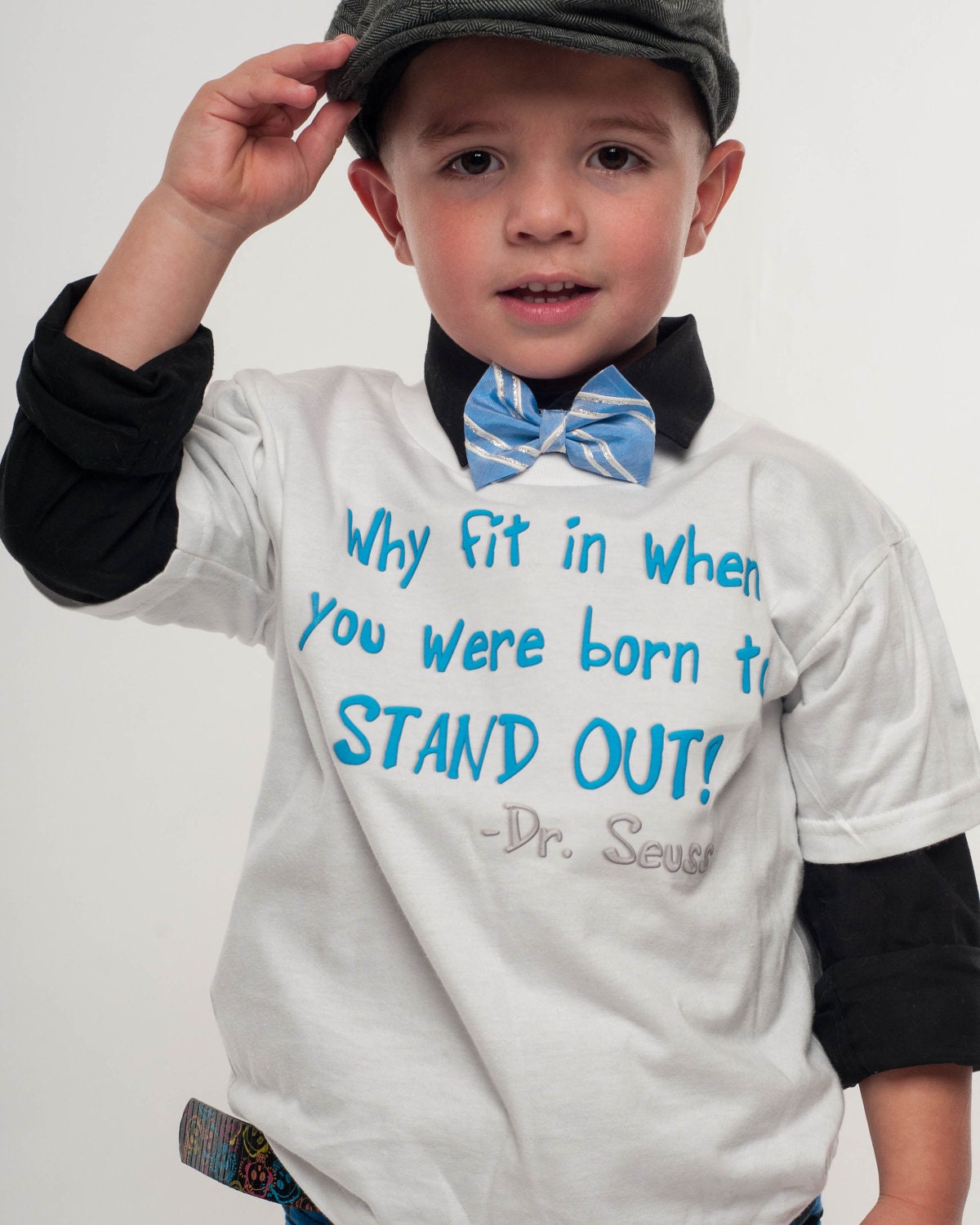 Why Fit In When You Were Born To Stand Out - Dr. Seuss Baby ONESIE - Your Color Choice - Toddler Tee also available