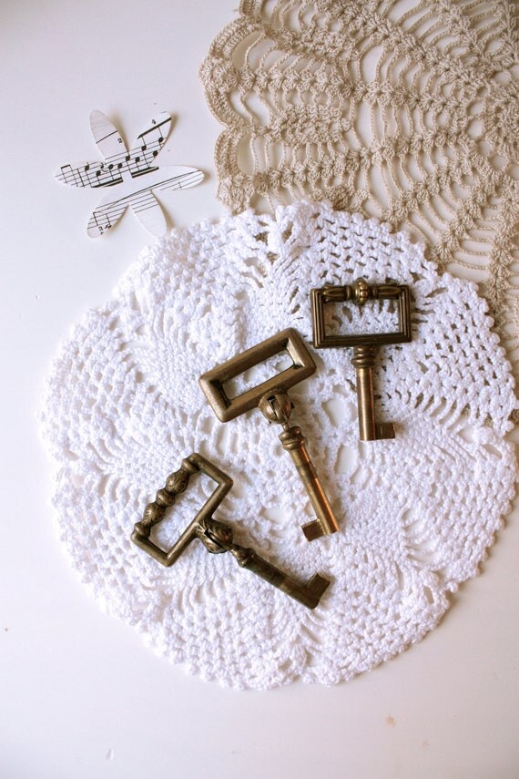 geometric italian vintage keys - No.84