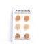 Studs - Peach Stud Earrings - Flower Stud earrings