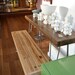 Side Table: Reclaimed Oak From Train Cars (48" x 12" x 30")