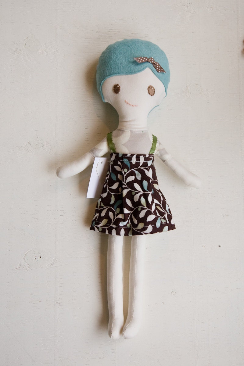 handmade cloth doll / plush doll for little girl