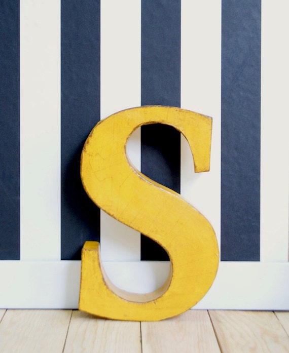 Handmade decorative letter