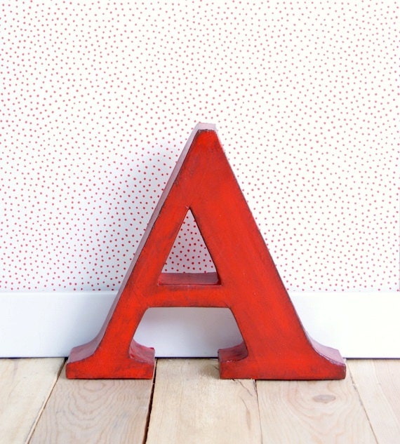 Handmade decorative letter