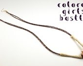 Epic CLEARANCE sale: Long Necklace Earrings with Paper Beads