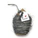 Gray string . rough sisal cord 2mm thin . metal effect . 15 yards rope . twine . natural . supplies . other colors available