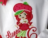 Strawberry Shortcake Birthday Shirt or Onesie