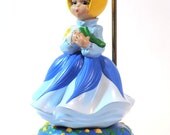 Vintage Girls Lamp 1975 Holland Children's Gifts and Room Decor