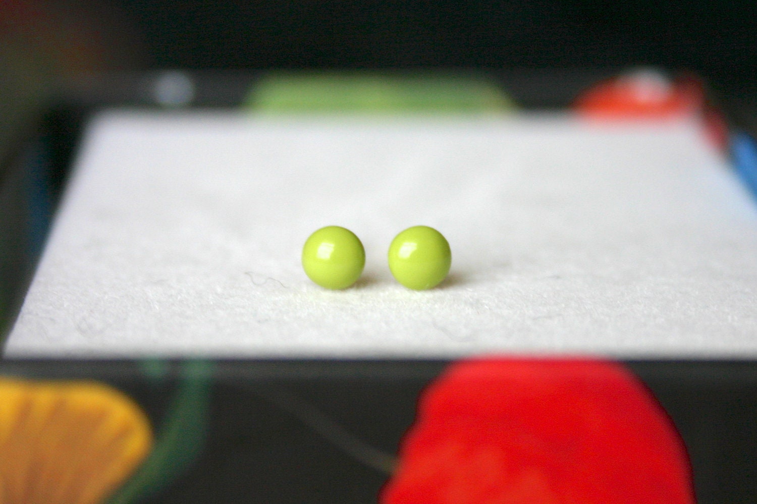 Tiny Studs - 1.5mm-4.5mm, Seven Sizes: Mod Green