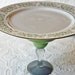 Mint Green & Grey Vintage Reclaimed Cupcake - Cake Stand
