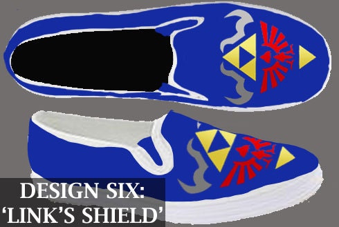 Legend of Zelda Custom HandPainted Shoes