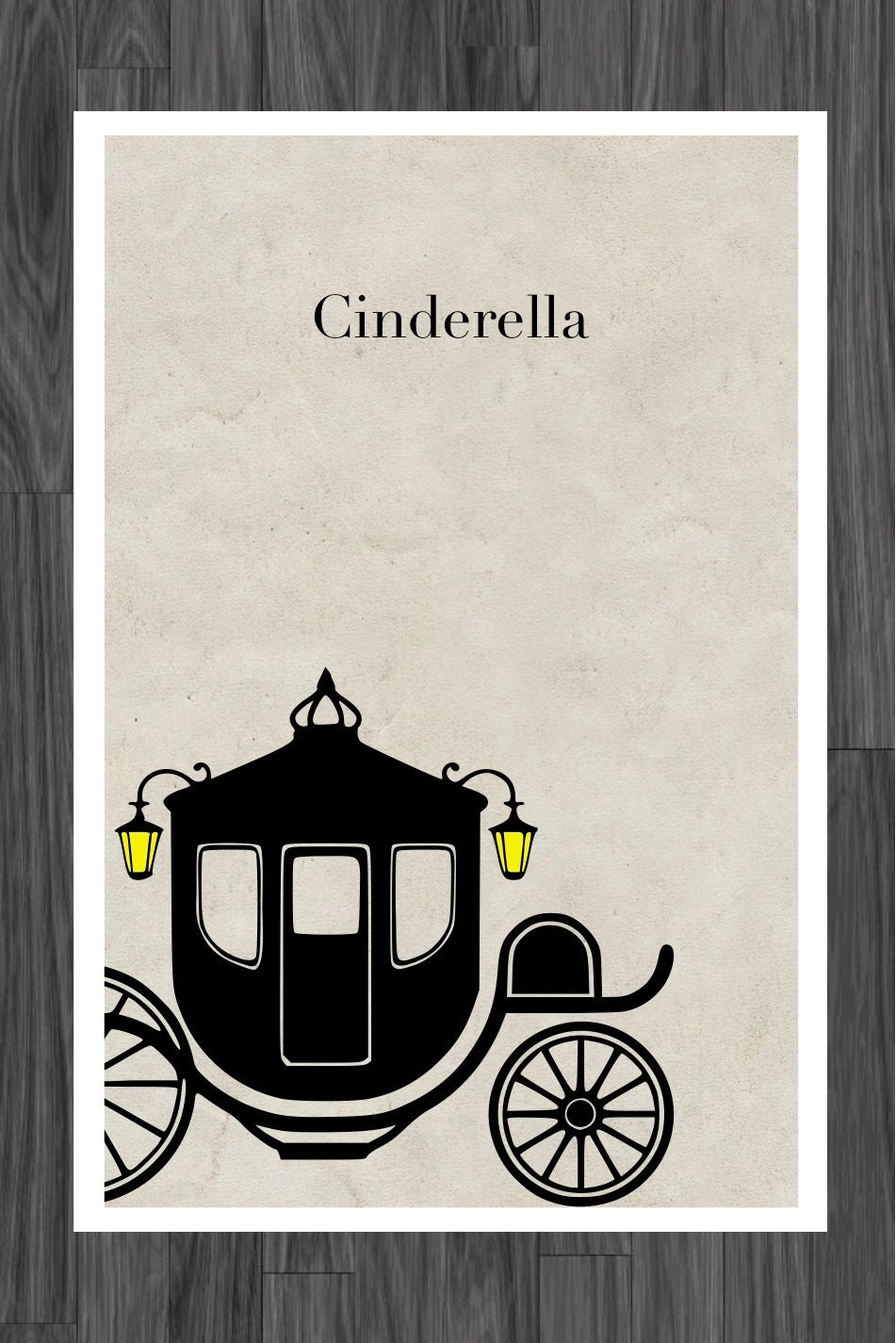 Cinderella Fairy Tale Poster Art 11x17