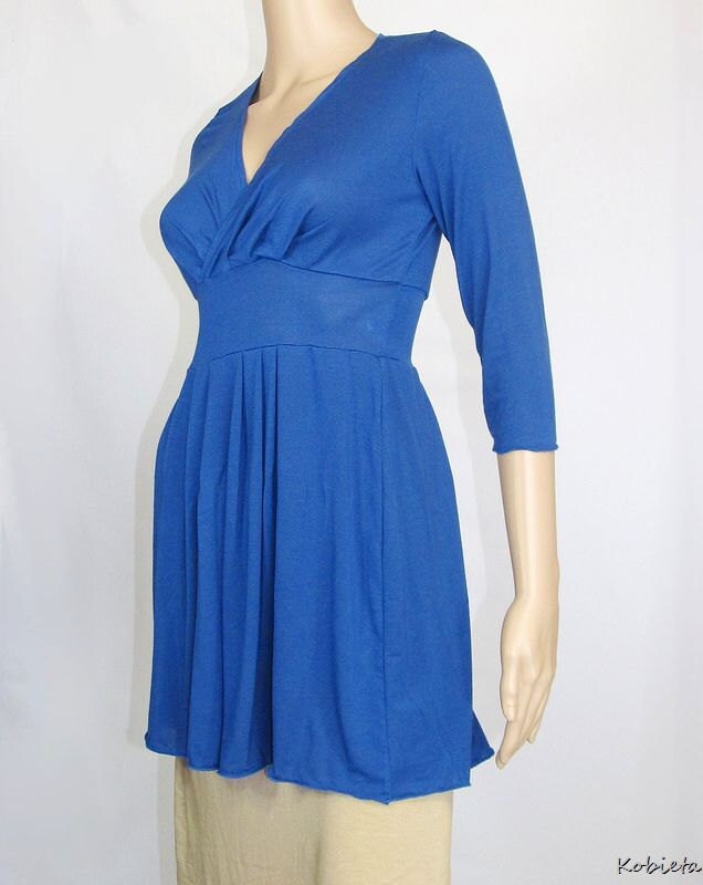 Womens Empire Waist Shirt Bamboo or Beechtree by shopkobieta