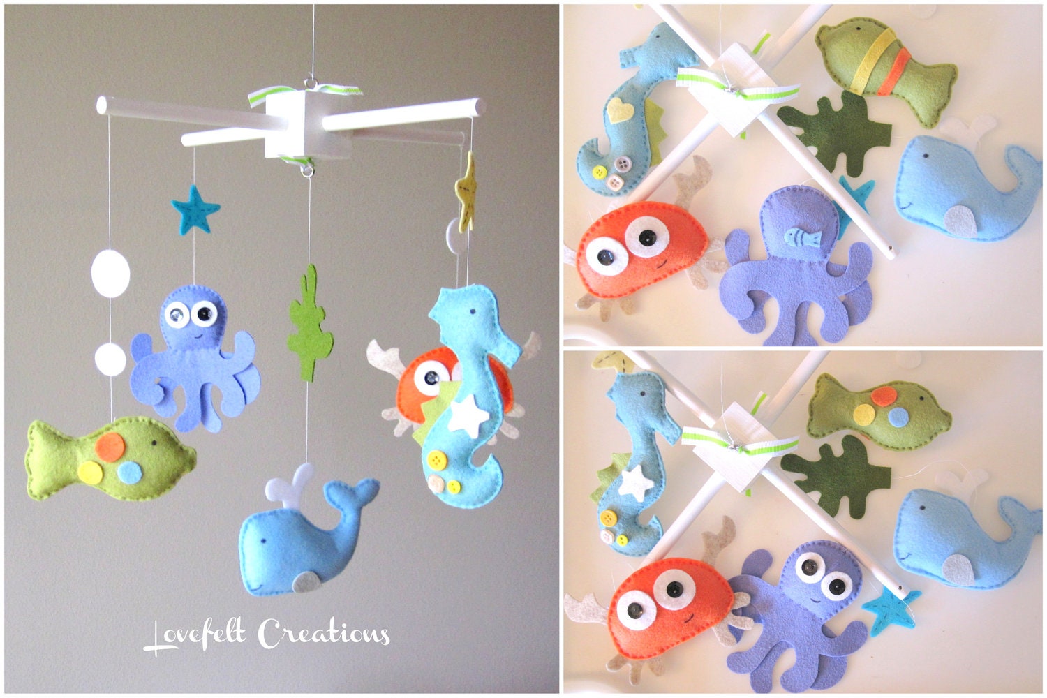 Baby Mobile - Mobile - Under the Sea Mobile - Nursery Mobile