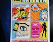 Comic Book Superhero Invite
