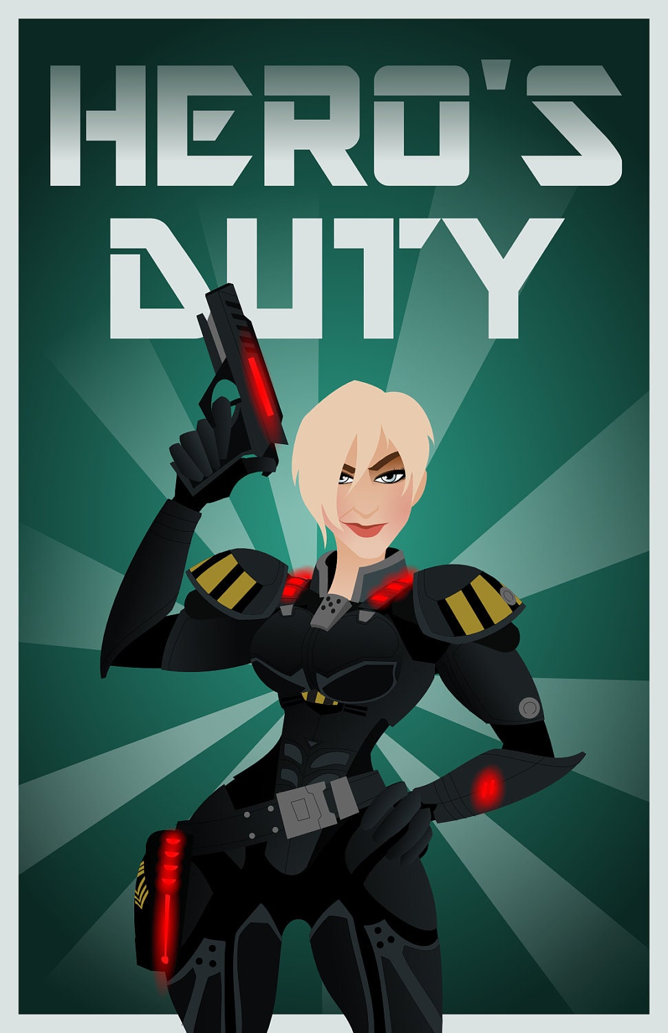 Hero's Duty - Wreck it Ralph Poster