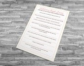 Baby Shower Game - Children's Book Trivia - Quick Printable - Pink