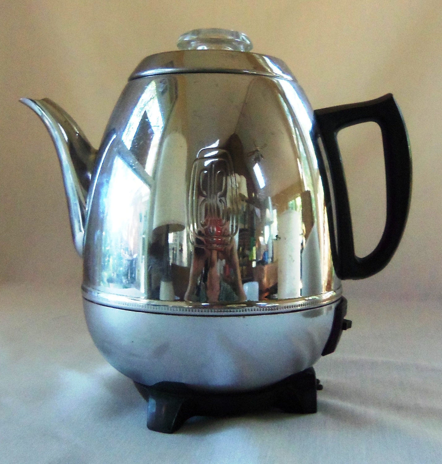 SALE Vintage GE Pot Bellied Percolator General by BeeHavenHome