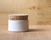 MTO salt cellar white porcelain jewelry box office supply organizer modern minimal pottery ceramic