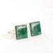 Cyber Monday Etsy Sale for him - SALE Circuit board Cuff links Geekery green squares cufflinks g4379 ready to ship - Cyber Monday Etsy Sale
