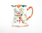 Vintage Porcelain Japanese Pitcher Free Shipping
