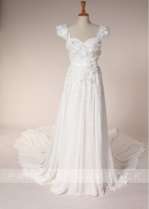 Elisabeth/wedding gown/women clothing/bridal dress/long/lace/tulle/elegant/custom made/ALL SIZE