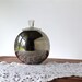 Art Deco Porcelain Lidded Jar /  Dish with Metallic Silver "Mercury" Glaze