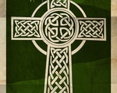 11x17 Celtic Cross Minimalist Poster