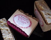 VEGAN Raspberry & Cream Coconut Milk Cold Process Natural Soap