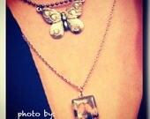 Instagram custom photo pendant or child's artwork (chain not included)