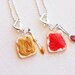 Peanut Butter and Strawberry Jelly Best Friends Necklaces, Charm Pendants, Charm Necklace, Food Jewelry
