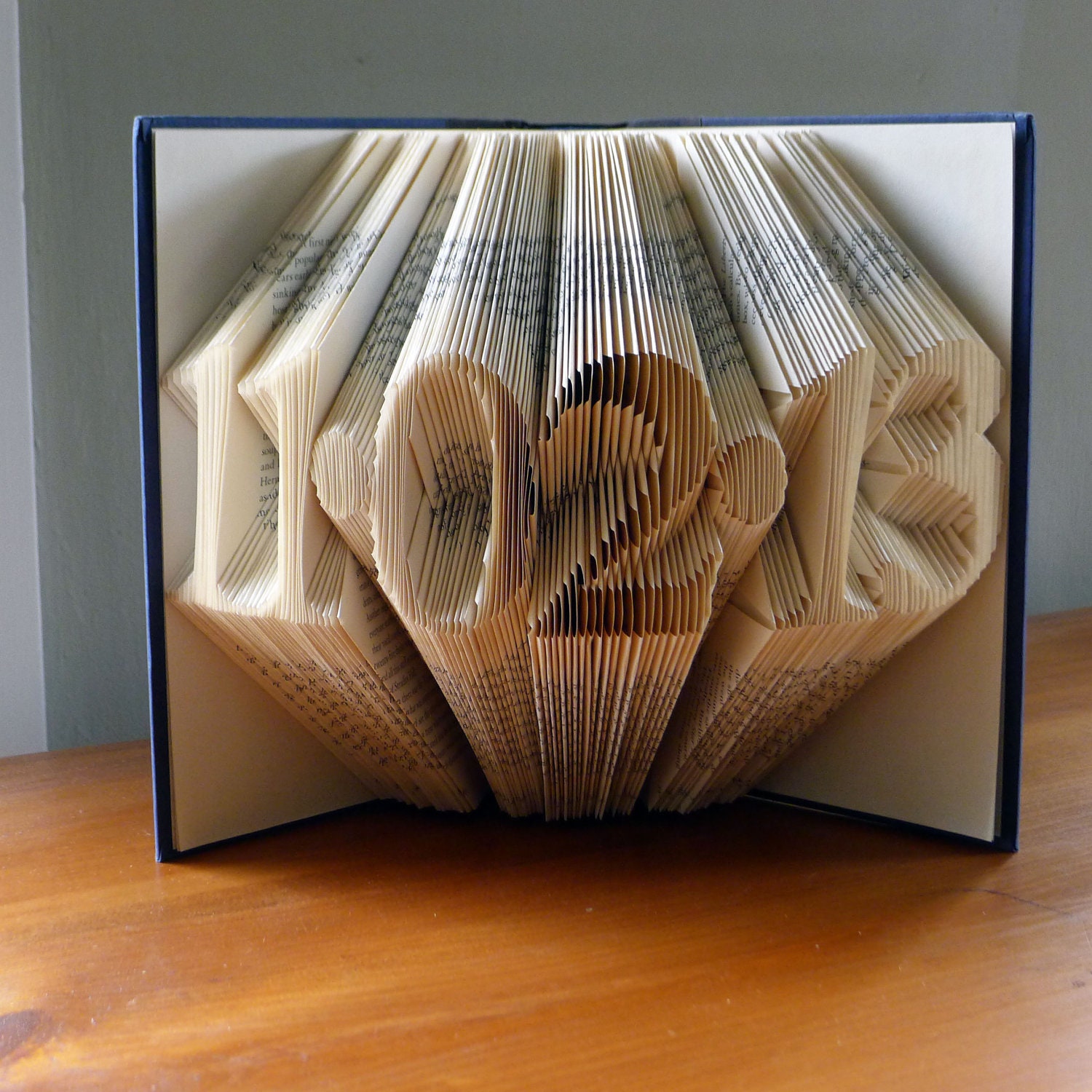Birth Announcement - Paper Anniversary - Save the Date - First 1st Wedding Anniversary -  6 Numbers -  Unique Birthday Gift