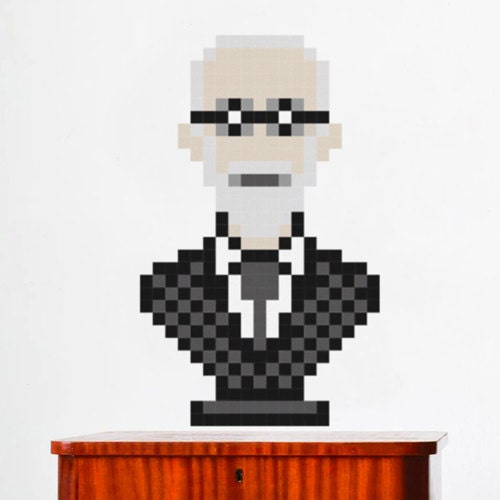 Sigmund  Wall Decal - Puxxle - The Pixel Puzzle