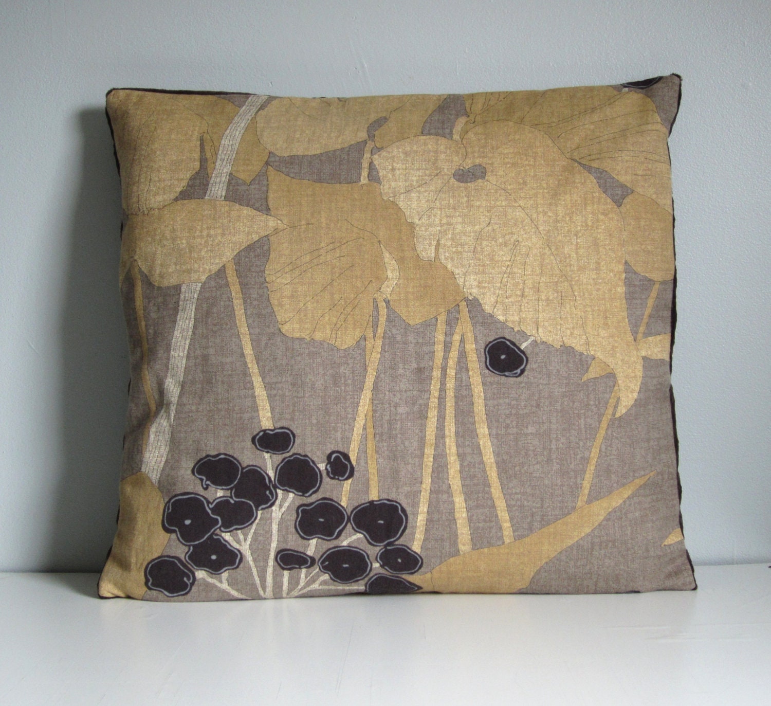 Large Decorative Throw Floor Pillow Cover Velvet by ainthatastitch
