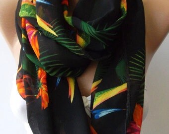Circle Scarf  Infinity Scarf  Tube scarf... It made with good quality CHIFFON fabric