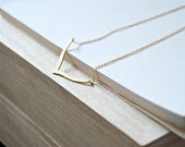 Chevron Necklace - Geometric Jewelry
