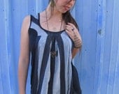 Transition Tank Top, Summer Maternity, Eco- Friendly,  Handmade, Loose-fit, Cotton Jersey, Stretch, M/L