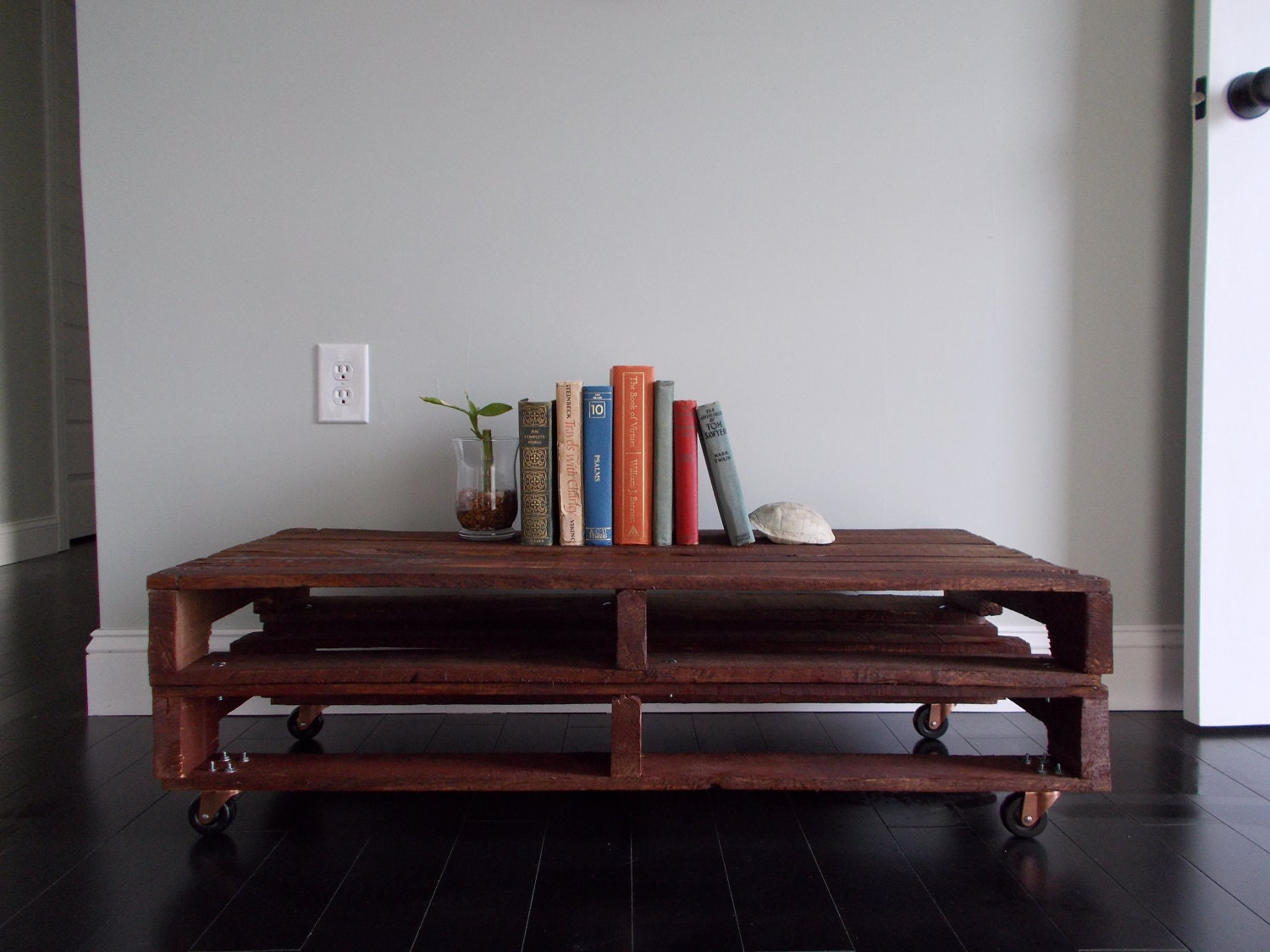 Pallet Coffee Table English Chestnut Stained