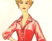 Simplicity Shirt-dress Pattern 2412 RARE Vintage  size 16 FREE SHIPPING