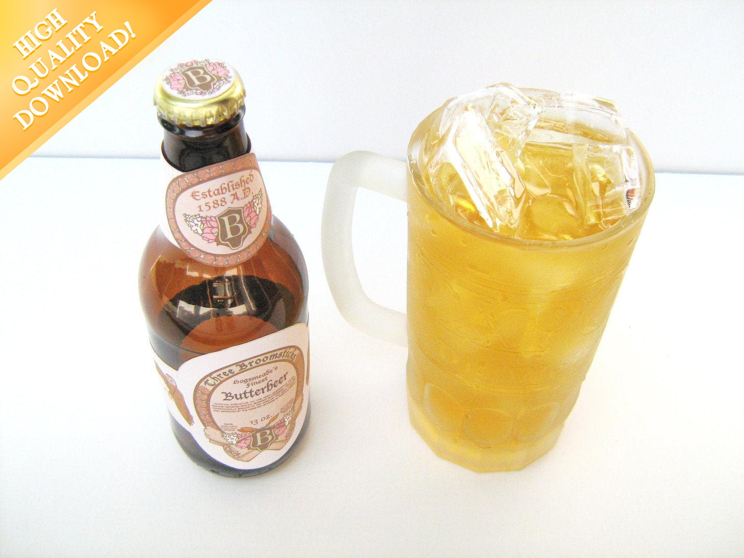 Butterbeer Labels - Printable