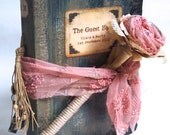 Rustic customised Photo Journal Wedding Guest Book Instax Photo Book Scrapbook Recipe Book Gardener's Journal