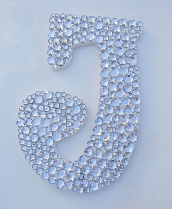 Silver sparkle alphabet letters by PreppyInPinkUSA on Etsy