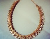 Cubic Zirconia Link Necklace